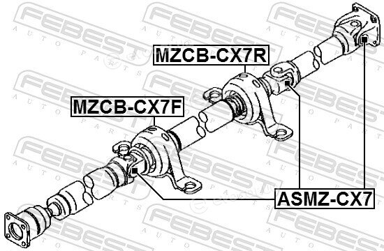 Febest MZCB-CX7R