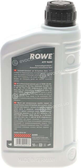 Rowe 25036-0010-99