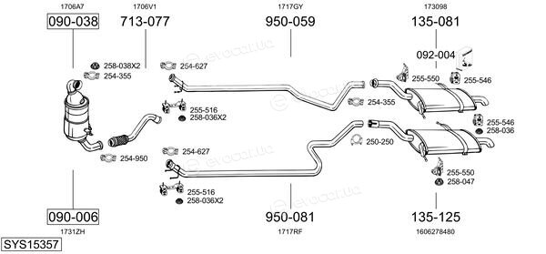 Bosal SYS15357