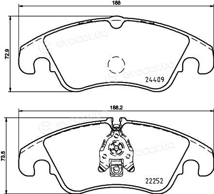 Hella Pagid 8DB 355 023-221