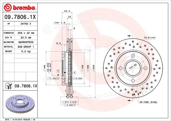 Brembo 09.7806.1X