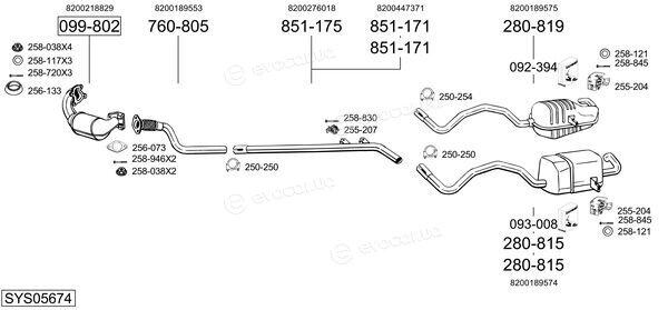 Bosal SYS05674