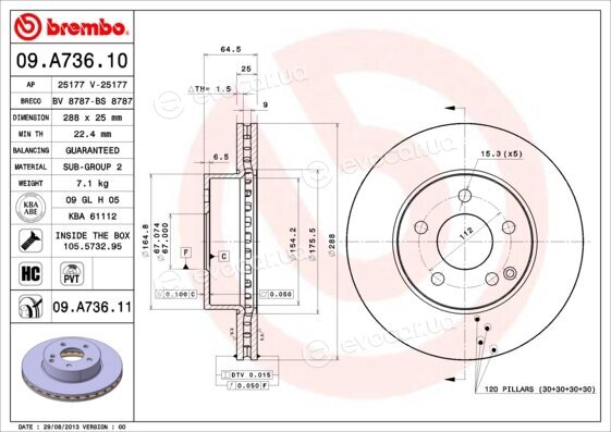 Brembo 09.A736.11