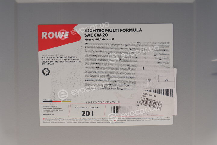 Rowe 20202-0200-99