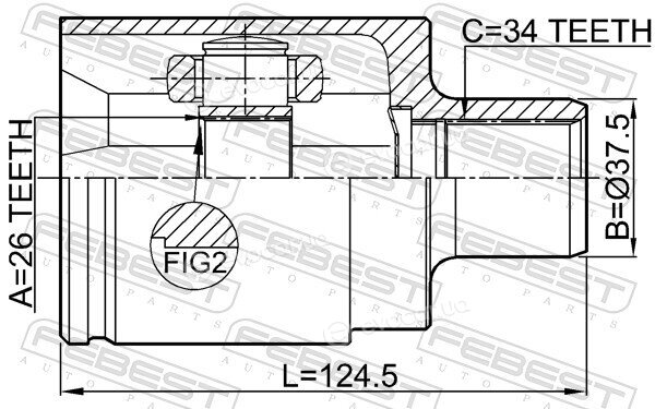 Febest 1811-A17DRH