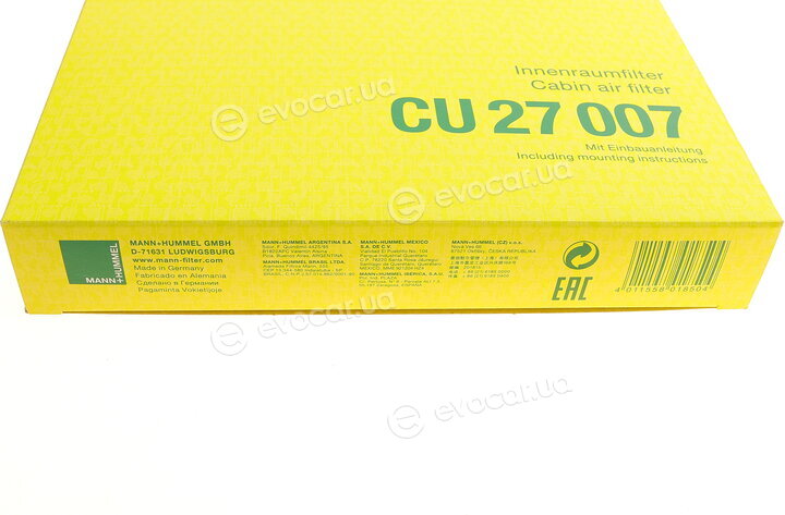 Mann CU 27 007