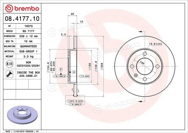 Brembo 08.4177.10