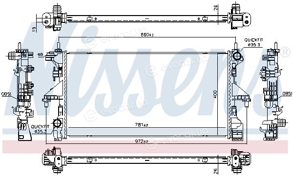 Nissens 606554