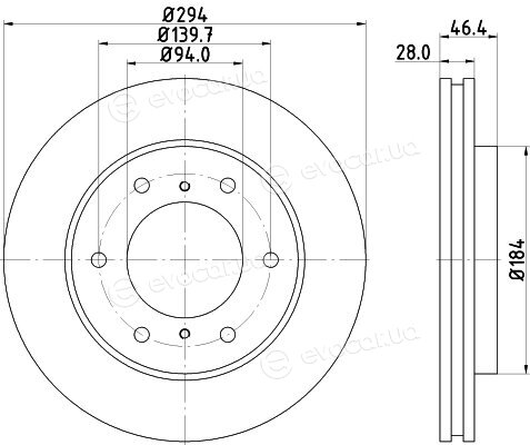 Hella Pagid 8DD 355 115-731