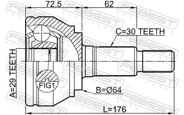 Febest 2310-TOUAR