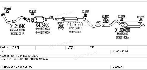 MTS C380031002827