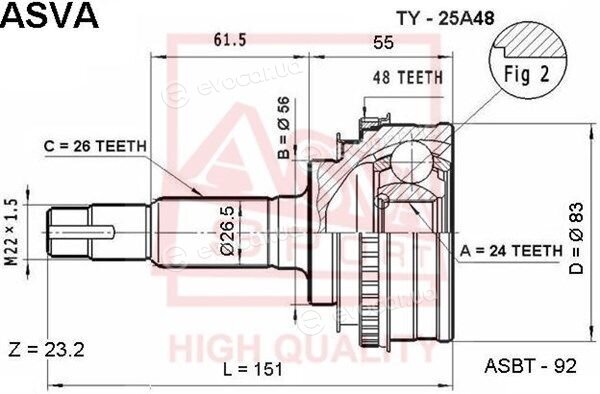 Asva TY-25A48