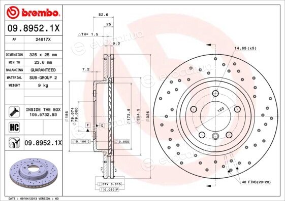 Brembo 09.8952.1X