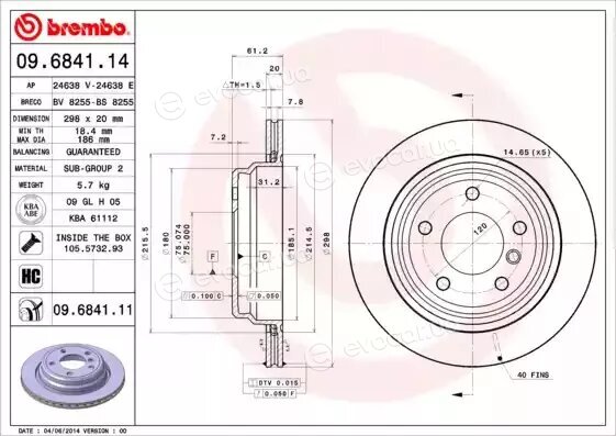 Brembo 09.6841.11
