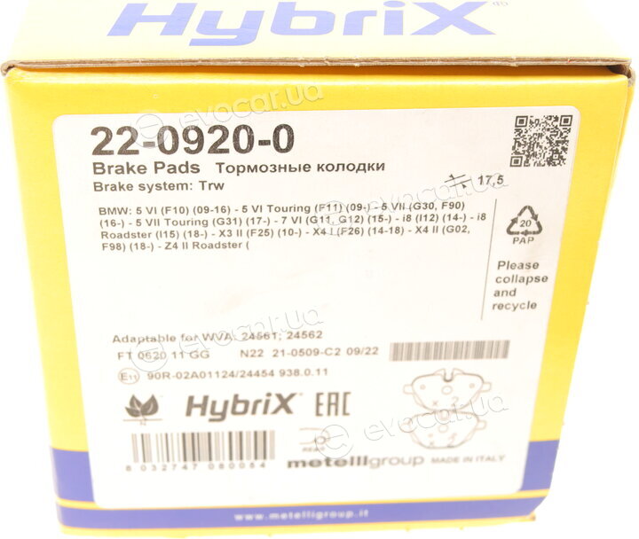 Metelli 22-0920-0