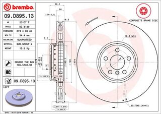 Brembo 09.D895.13