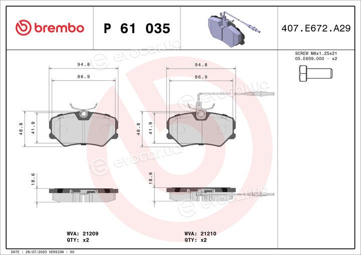 Brembo P 61 035