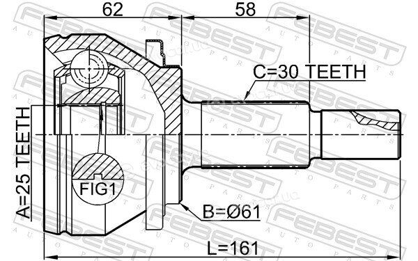 Febest 0110-AUR20