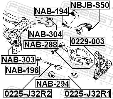 Febest 0225-J32R1