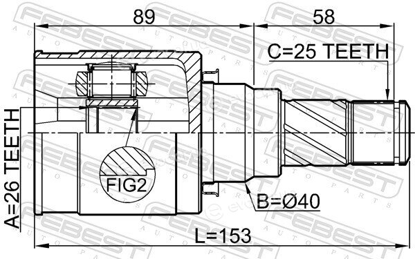 Febest 0411-A13