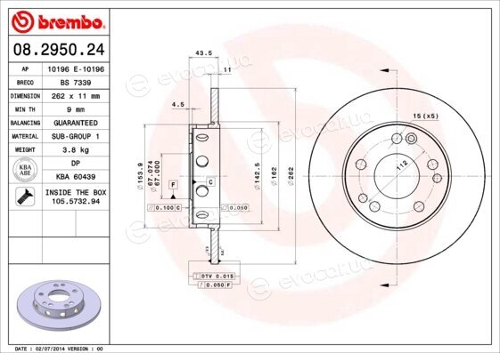 Brembo 08.2950.24