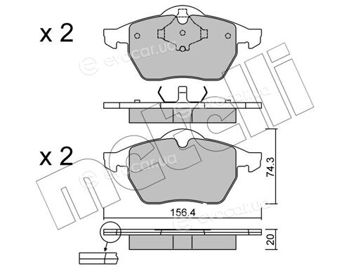 Metelli 22-0181-2