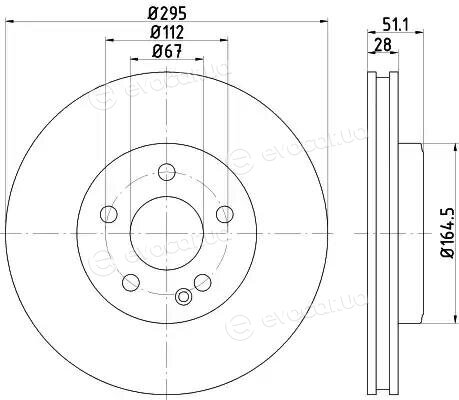 Hella Pagid 8DD 355 129-661