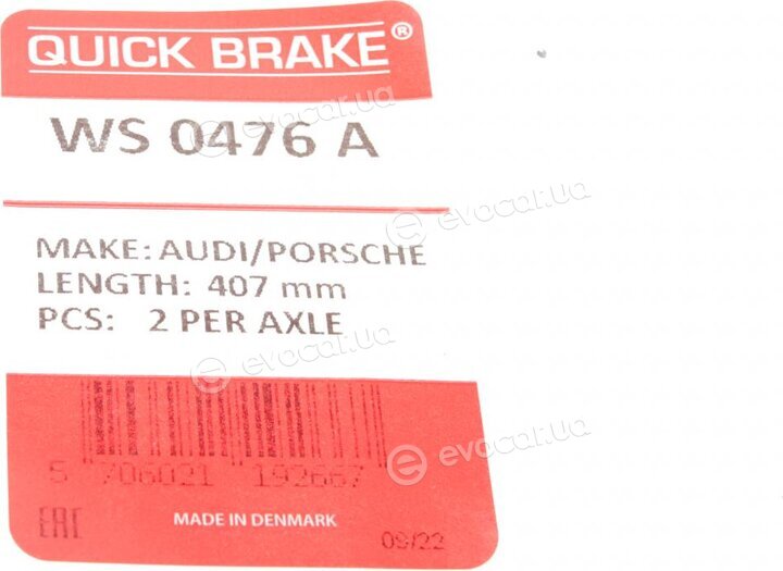 Kawe / Quick Brake WS 0476 A