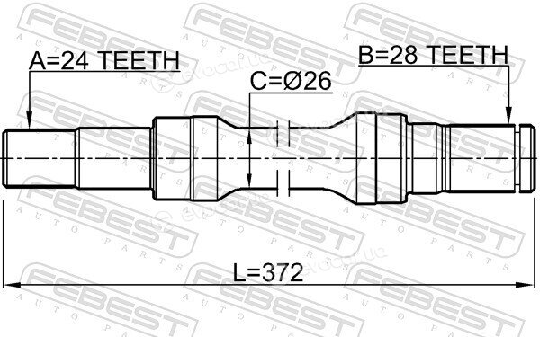 Febest 0512-M323RH