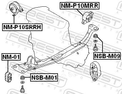 Febest NM-P10MRR