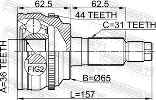 Febest 0510-CX7A44