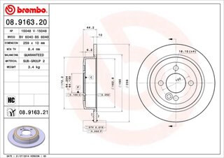 Brembo 08.9163.21