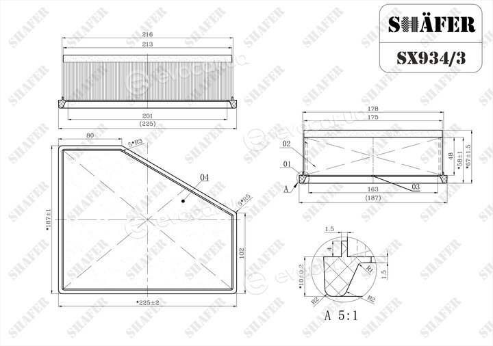 Shafer SX9343