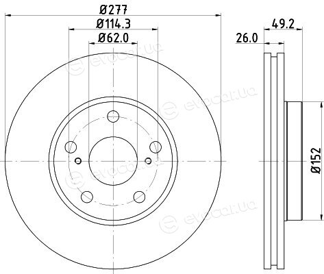 Hella Pagid 8DD 355 119-661