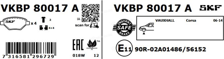 SKF VKBP 80017 A
