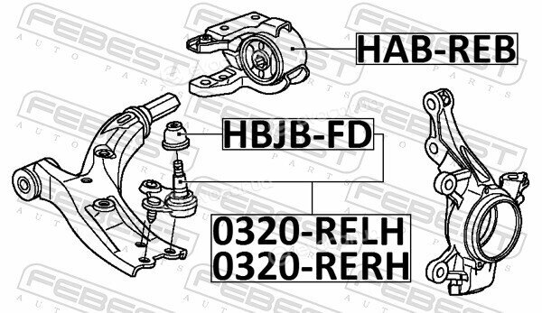 Febest 0320-RERH