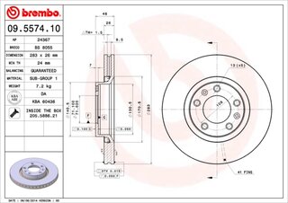 Brembo 09.5574.10