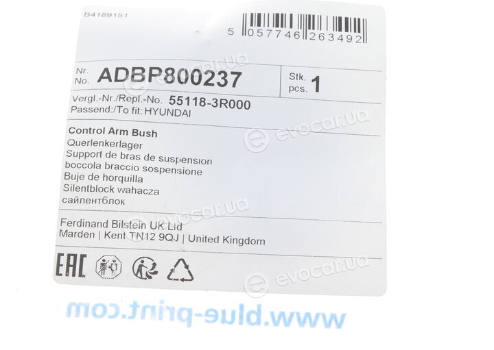 Blue Print ADBP800237