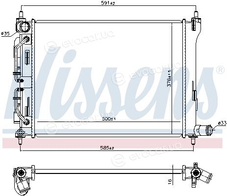 Nissens 606732