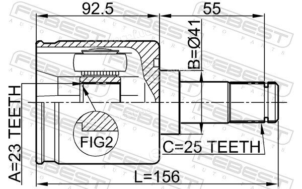 Febest 0411-DG