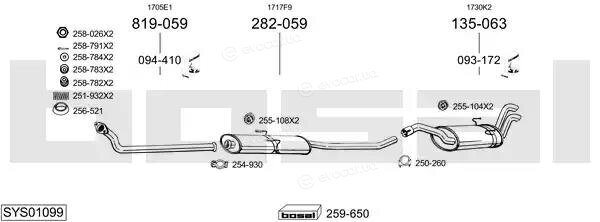 Bosal SYS01099