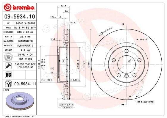 Brembo 09.5934.11