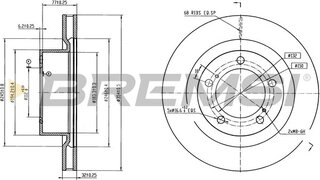 Bremsi CD9077V