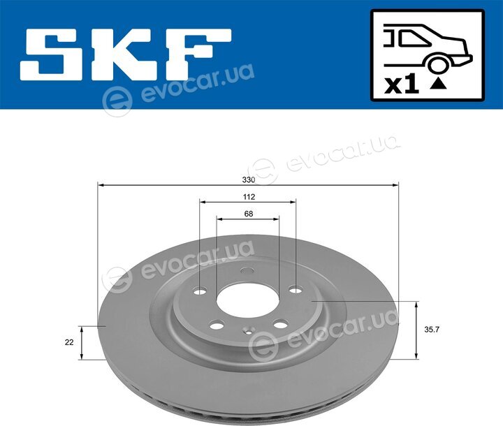 SKF VKBD 90243 V1