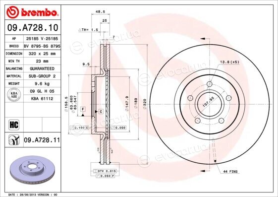 Brembo 09.A728.11