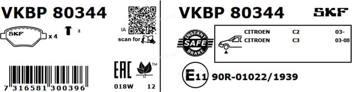 SKF VKBP 80344
