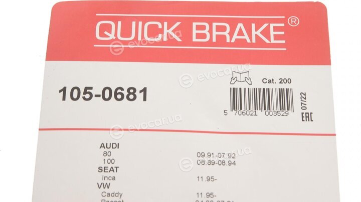 Kawe / Quick Brake 105-0681