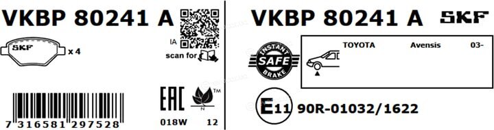 SKF VKBP 80241 A