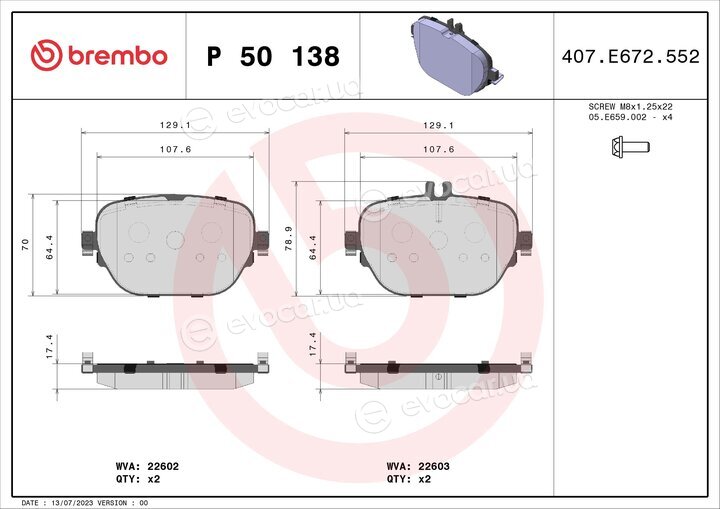 Brembo P 50 138