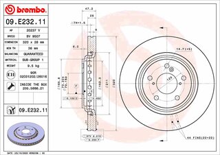 Brembo 09.E232.11